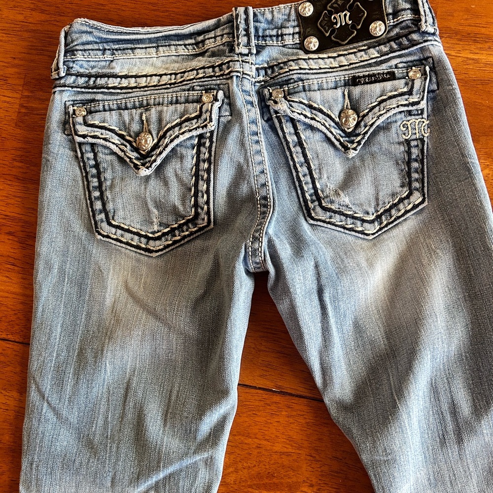 Women's Light Blue Miss Me Jeans